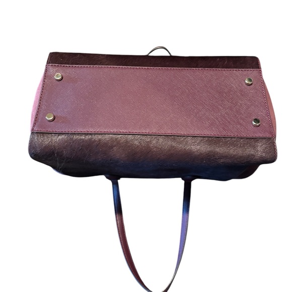Excellent condition-Deep Royal Plum purple Kate Spade calf-hair full-size tote - Picture 4 of 6